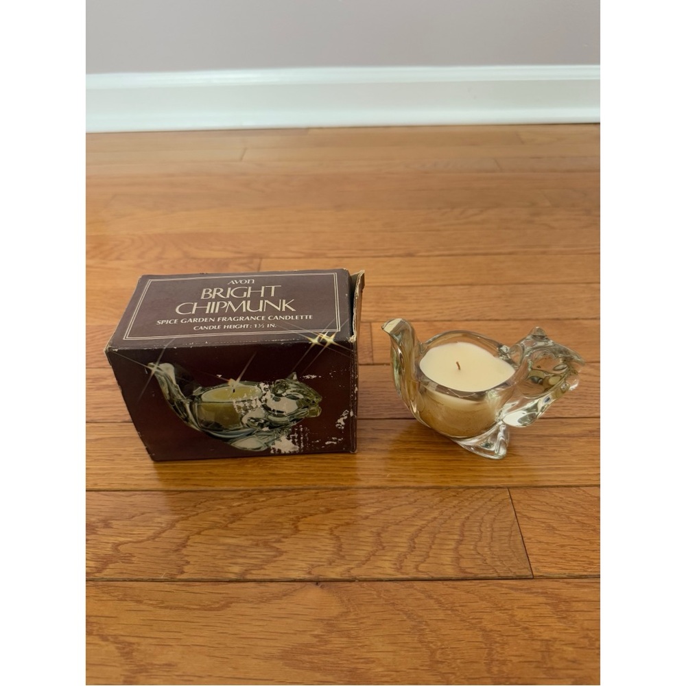 Avon Bright Chipmunk Spice Garden Fragrance Candle - New in Box